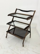 Carrello Bar in noce e ottone