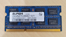 Ram 2 GB Notebook Computer DDR3 PC3-8500S Elpida 1066Mhz sodimm
