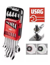 USAG 285 KA/DS12 SERIE 12 CHIAVI COMBINATE A CRICCHETTO CON ANELLO TENUTA STELLA