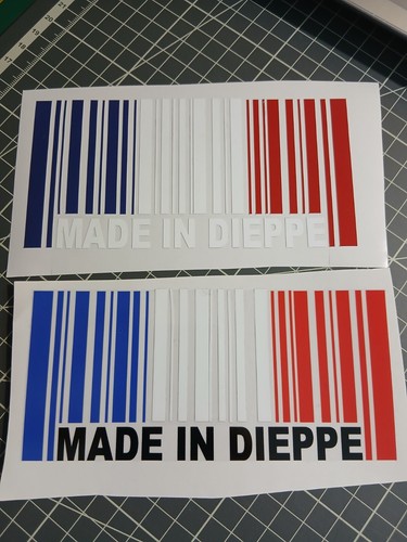 Autocollant made dieppe - autocollant,
