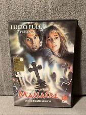 Massacre DVD RARO FUORI CATALOGO LUCIO FULCI HORROR AVO FILM