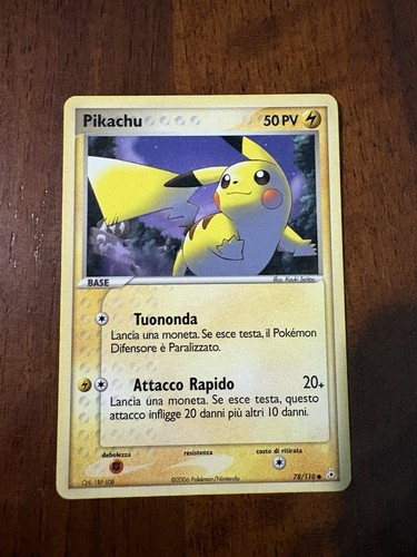 Pokemon pikachu 110 ex - pikachu, |