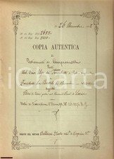 1892 LAZISE VR Bortolo ZUCCHELLI vende a Ugo TROMBETTI
