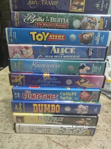 Lotto vhs disney originali - vhs,