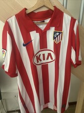 Maglia Calcio Indossata Atletico Madrid Kun AGUERO 10 Stagione 2009-2010