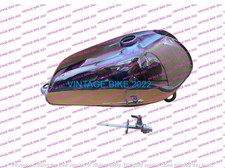 YAMAHA XT 500 TT SERBATOIO CROMATO BENZINA (ACCIAIO) 1980 NUOVO MODELLO + RUB...
