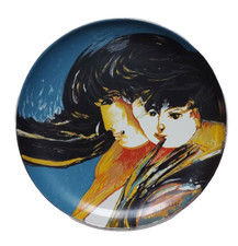 Remo BRINDISI ceramica Milano arte Famiglia MATERNITA 