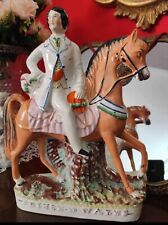 Statua Principe Del Galles 1850 In Porcellana Inglese 