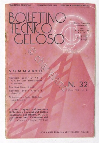 Radiotecnica bollettino - radiotecnica,