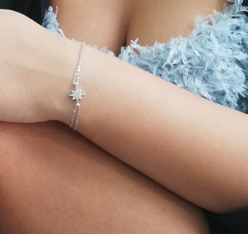 Bracciale fiocco neve in - bracciale,