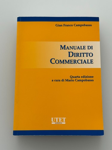 Manuale diritto commerciale - manuale,