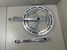 Guarnitura Magistroni 170 acciaio corone Simplex 53-46  bici epoca vintage