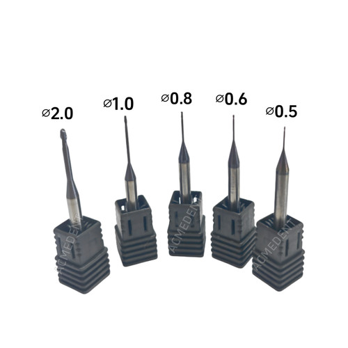 Pezzi fresa dlc dentale cad - pezzi,