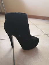 Stivaletto nero, elegante, donna , 39.