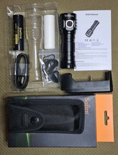 Torcia 4 LED 2 + 2 IF25A Sofirn luce variabile 3800 LUMEN - Nuova SET+ custodia.