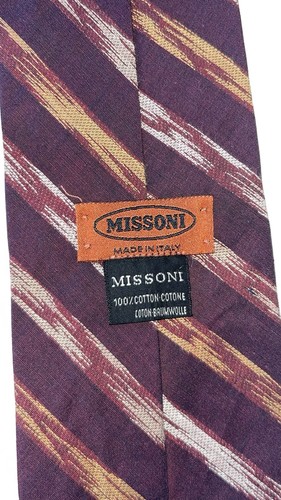 Cravatta missoni 100 cotone - cravatta, 100%