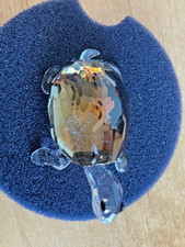 Cristallo Swarovski "TARTARUGA-ORO TEAK" ottime condizioni-scatola originale