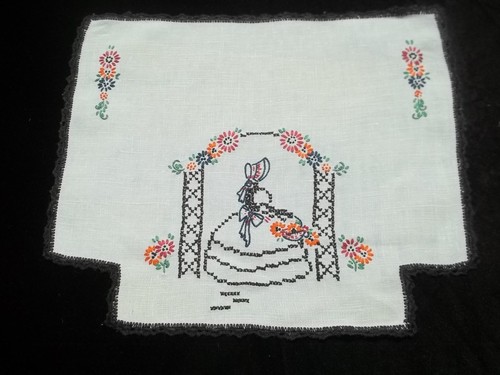 Vintage ricamo punto croce - vintage,