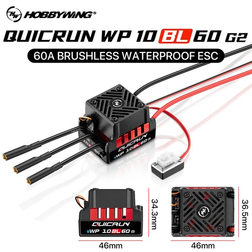 Hobbywing quicrun 10bl60 - quicrun, wp