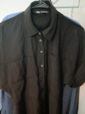 Abito camicia Zara nero