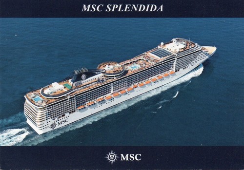 Cartolina 309 msc crociere - cartolina,