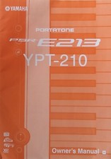 Yamaha psr e213 ypt 210 - psr-e213, ypt-210