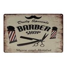 Cartello Targa Barber Shop in