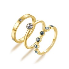 Set anelli dorati Brosway