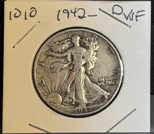 Mezzo dollaro 1942 vf - mezzo,