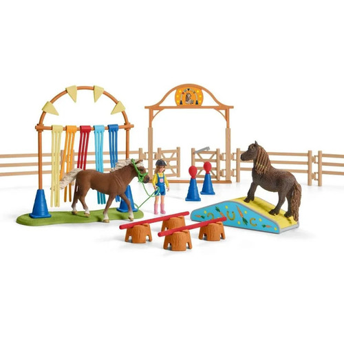 Schleich pony agility training - pony,