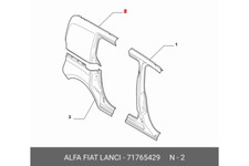 71765429 PARAFANGO FIAT DOBLO'