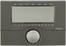 Cronotermostato Programmabile A Batterie Da Parete Antracite Vimar mod. 01910.14