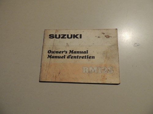 Owner rider manual suzuki rm - owner,