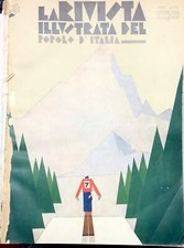 RIVISTA ILLUSTRATA 1928 RODI ZARA PALMARINI GALTRUCCO DONATI QUADRINI GIAPPONE