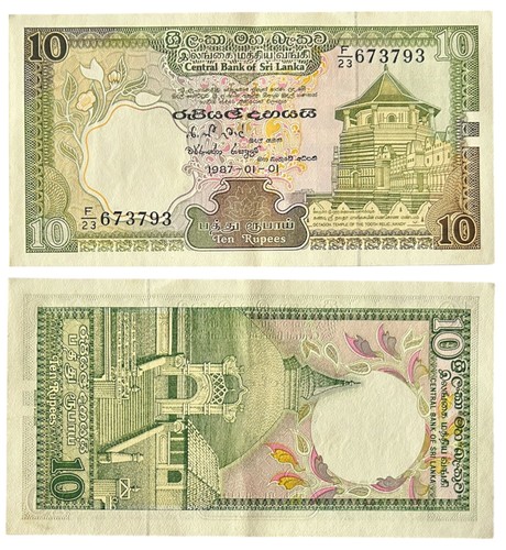 Sri lanka rupees - sri, 10