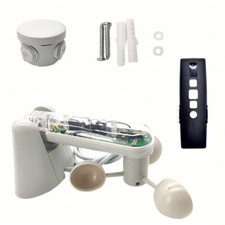 KIT COMPLETO CENTRALE SENSORE VENTO LUCE TELECOMANDO X TENDA TENDE DA SOLE KITA