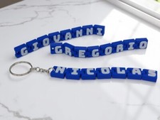 Portachiavi personalizzato - personalizzabile con nome o scritta  stampa 3d