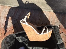 Sandalo Zeppa Dsquared2 Bianco