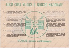 1948 blocco nazionale pli - nazionale,