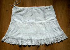 alter Damen-Unterrock / weiße