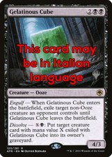 MTG GELATINOUS CUBE EXC - CUBO GELATINOSO - AFR PP - MAGIC