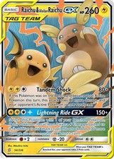 Raichu alolan - raichu, gx