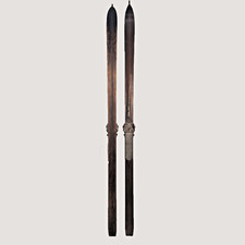 Antichi sci in legno LAMBORGHINI in legno con attacchi in ferro