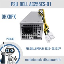Alimentatore DELL AC255ES-01 Psu 0HXRPX  PCB049 Per PC DESKTOP DELL Optiplex SFF