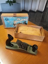 " Antica PIALLA " da falegname in legno e ferro, anni 70 + Box