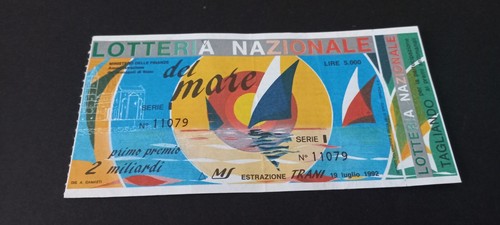 Biglietto lotteria nazionale - biglietto,