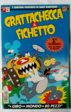GRATTACHECCA E FICHETTO N. 1 IL GIRO DEL MONDO IN 80 PEZZI BONGO COMICS 1993