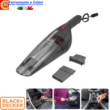 Aspirapolvere Per Auto Portatile 12V Pulizia Macchina Aspira Briciole Black+Deck