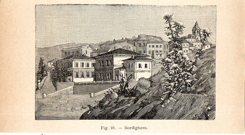 Stampa antica bordighera - antica,