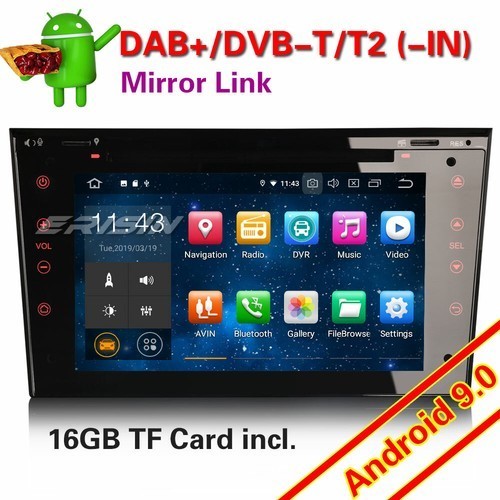 Autoradio android dab gps - 9.0, dab+